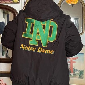 vintage Notre Dame fighting irish coat